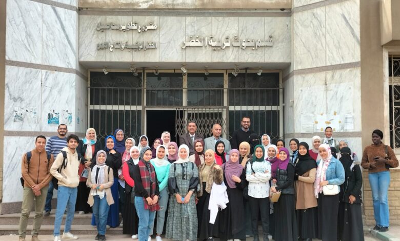 معهد بحوث البساتين التابع لمركز البحوث الزراعية ينظم برنامج تدريبي لطلبة كلية الزراعة - جامعة القاهرة - تخصص انتاج نباتى