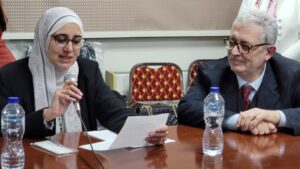 الإعلامية عبير سلامة - المدير التنفيذي لمجلة نهر الأمل والمستشار الإعلامي للإتحاد