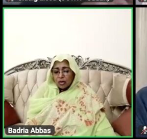 أ.د. بدرية سليمان عباس – رئيس اتحاد قيادات المرأة العربية – وزير رئاسة مجلس الوزراء سابقاً ومستشار رئيس الجمهورية سابقاً – السودان