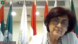 الدكتورة "فاديا كيوان" المديرة العامة لمنظمة المرأة العربية