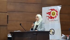 للإعلامية عبير سلامة مدير تنفيذي مجلة نهر الأمل