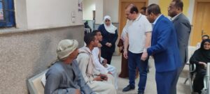 نائب وزير الصحة يتفقد عدد من المنشآت الطبية بمحافظة أسوان