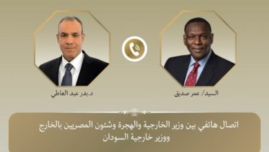 وزير الخارجية والهجرة يجري اتصالًا هاتفيًا مع نظيره السوداني