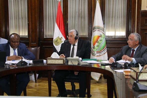 وزير الزراعة يتراس اجتماع مجلس وزراء الأرز الإفريقي ويطالب بزيادة الأبحاث التى تتعلق بابتكارات الأرز الذكية مناخيًا