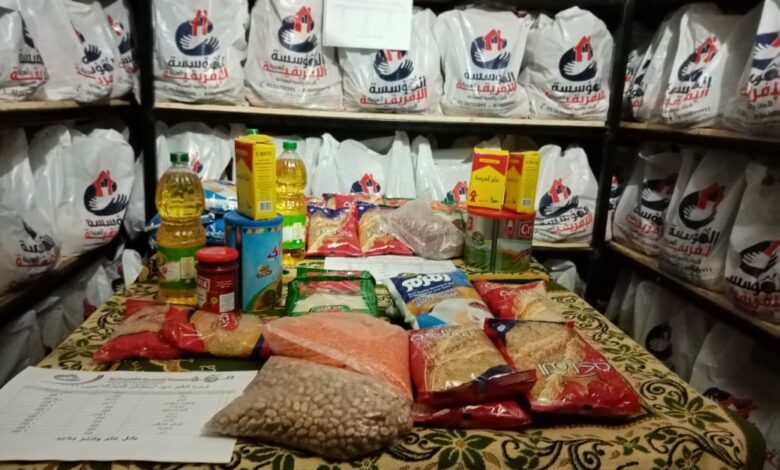 الإفريقية تنظم حملة توزيع (1500) شنطة مواد غذائية بسوهاج