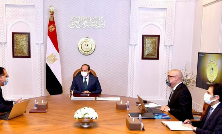 الرئيس يتابع الموقف التنفيذي لمشروعات مبادرة حياة كريمة