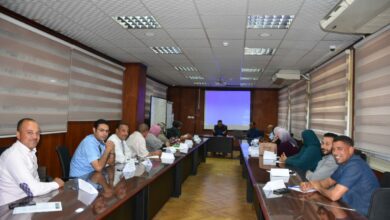 دورات تدريبية للعاملين بجامعة مدينة السادات لشغل منصب مديرين إدارة