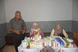 ضمن حياه كريمه جامعة مدينة السادات تنظم قافله طبيه متخصصة بقرية غمرين مركز منوف المنوفيه