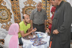 ضمن حياه كريمه جامعة مدينة السادات تنظم قافله طبيه متخصصة بقرية غمرين مركز منوف المنوفيه