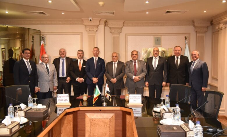 مذكرة تفاهم بين العربية للتصنيع وشركة راينميتال الإيطالية العالمية