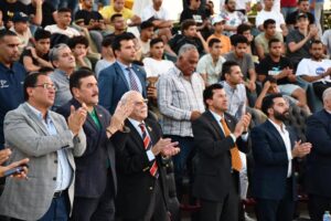 وزير الرياضة يُكرم أبطال مشروع الموهبة والبطل الأوليمبي