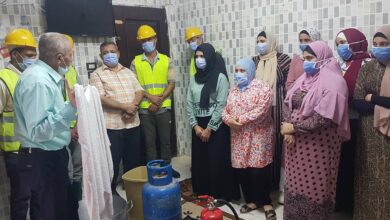 حرائق أنبوبة البوتاجاز