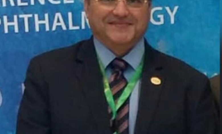 الدكتور مصطفى صلاح الدين رئيس معهد بحوث أمراض العيون