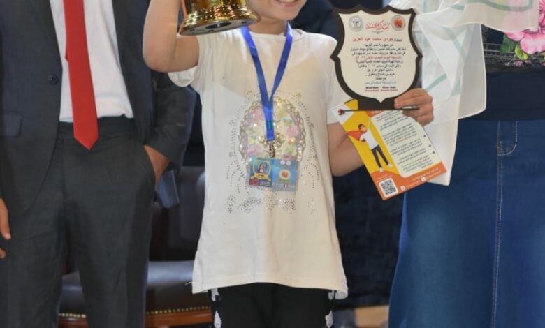 جودي تفوز على 250 بطل وبطلة بالمركز الأول بمسابقة الحساب الذهني الدولية