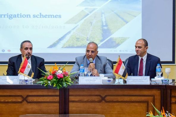 الدكتور سويلم يشهد حفل إفتتاح البرنامج التدريبي "نظم الرى الحديث"