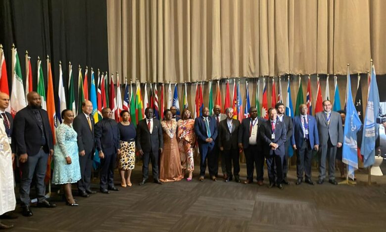 وفد المنظمة البحرية الدولية يشارك في الفعالية الموازية لليوم البحري العالمي تحت شعار تقنيات جديدة من أجل شحن صديق للبيئة (1)