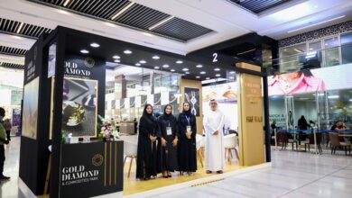 حرة مطار الشارقة الدولي تشارك في معرض الشرق الأوسط للساعات والمجوهرات