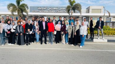 كلية الحاسبات والذكاء الإصطناعى جامعة مدينة السادات في زيارة لمعرض القاهره الدولي للتكنولوجيا ٢٠٢٢