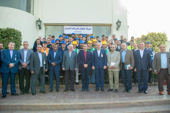 مصطفى يتابع مسيرة العمل في شركة حلوان لمحركات الديزل (وحدة شبرا الخيمة)