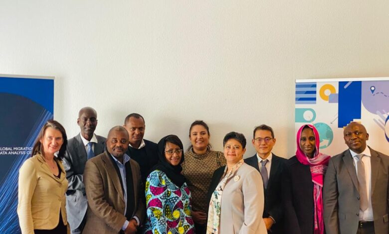 نميرة نجم تجري مباحثات مع الحكومة الألمانية والمركز العالمي للهجرة