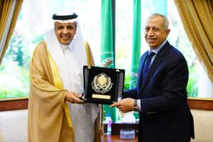 رئيس الأكاديمية يستقبل نائب وزير النقل والخدمات اللوجستية بالسعودية