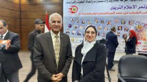 الإعلامية عبير سلامة - المدير التنفيذي لمجلة نهر الأمل