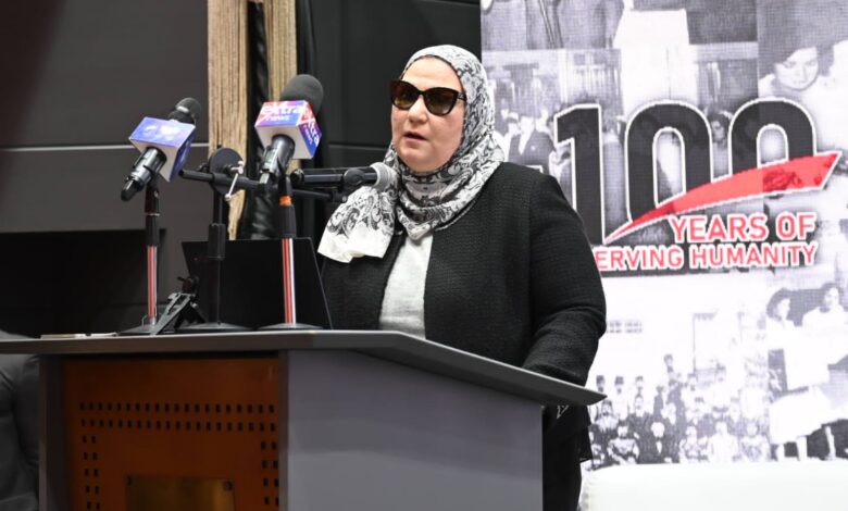 القباج تفتتج مؤتمر الشراكة الأول للهلال الأحمر المصرى