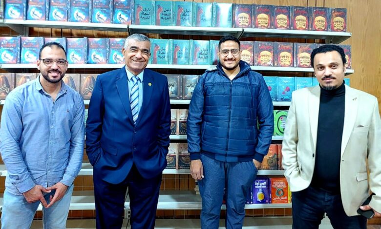 نقابة أطباء الدقهلية تتجمل وتتزين إستعداداً لاستضافة معرض الكتاب