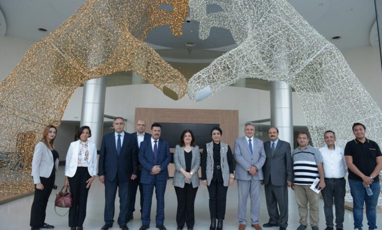 الإتحاد العربى للعمل الإنسانى والتنمية المستدامة فى زيارة لمستشفى الناس