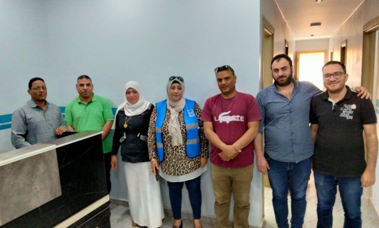 جامعة مدينة السادات تنظم قافلة طبية فى كفر سماليج