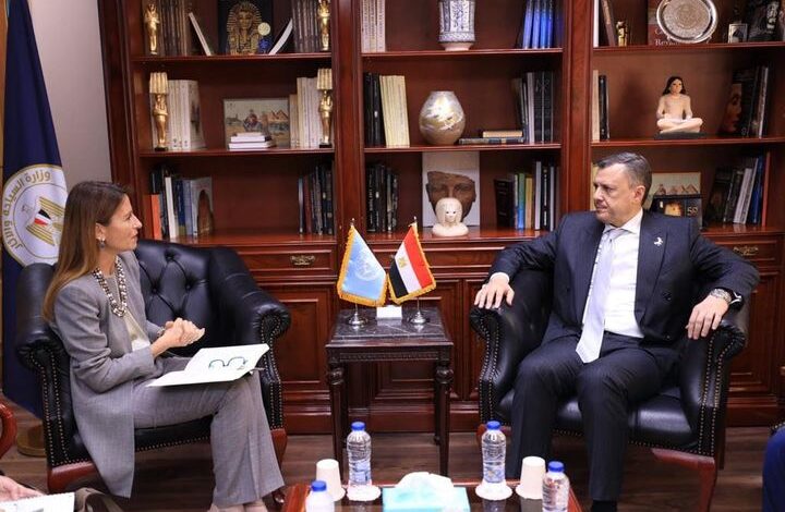 عيسى يستقبل مدير مكتب اليونسكو الإقليمي بالقاهرة