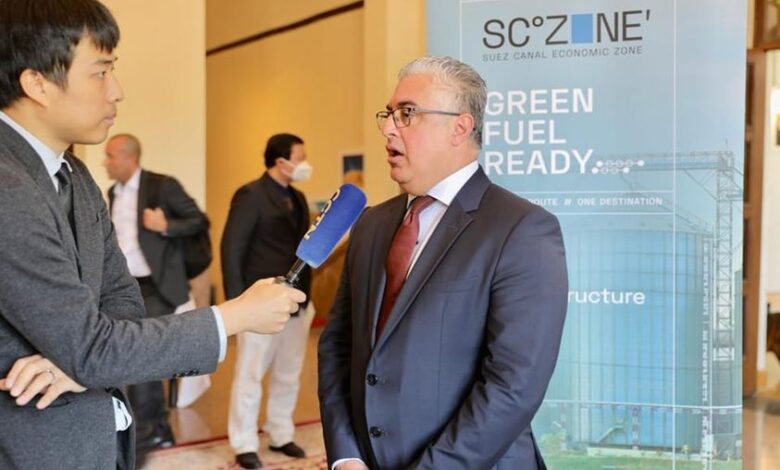 وليد جمال الدين: الشركات الصينية تمثل شراكة هامة للمنطقة الاقتصادية لقناة السويس