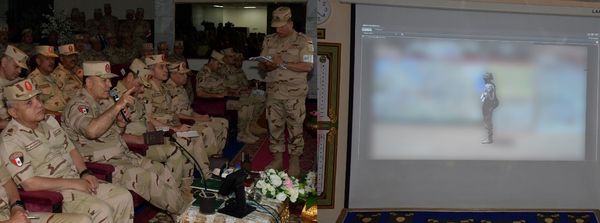 الفريق أسامة عسكر يشهد تنفيذ المرحلة الرئيسية للمشروع التكتيكى بجنود "نصر 56"