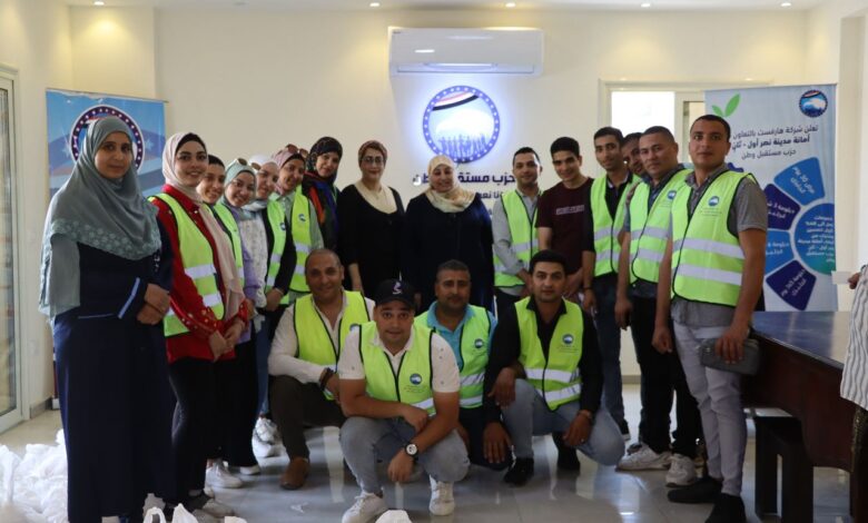 مستقبل وطن أمانة مدينة نصر (أول – ثان) يسلم لحوم العيد للأسر الأشد احتياجاً