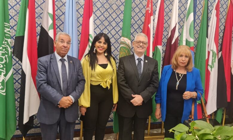 العربي للتنمية يشارك بوفد في معرض وندوة نقوش فلسطين بالجامعة العربية