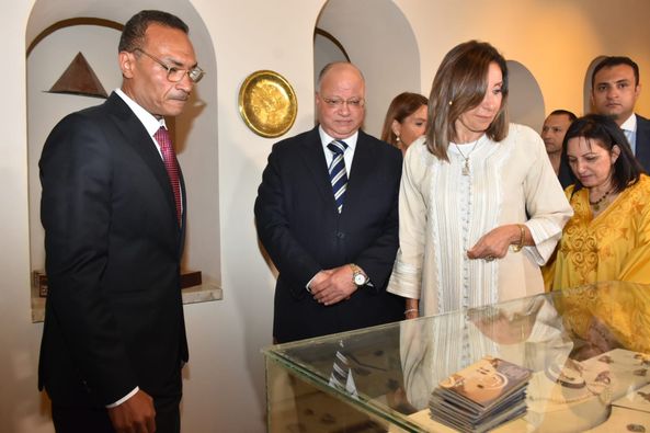 وزيرة الثقافة تفتتح "بيت التراث" ‏بمركز الحرف التقليدية بالفسطاط