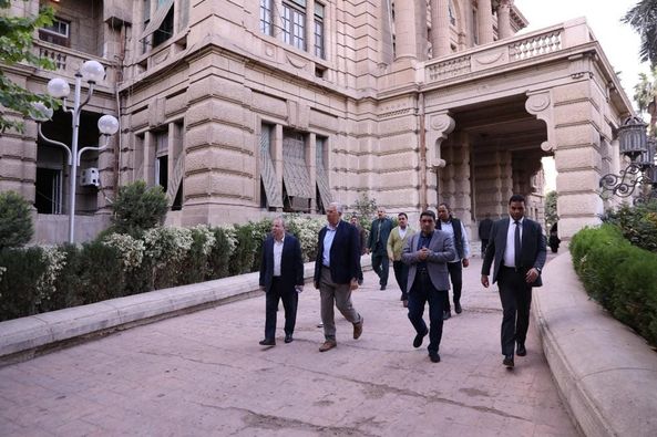 "القصير" يتفقد مبنى وزارة الزراعة القديم بالدقي ويؤكد على تأمينه واستمرار أعمال الصيانة