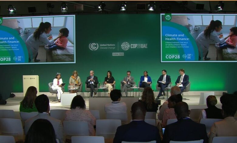 المشاط تُشارك في فعالية "دور بنوك التنمية متعدد الأطراف في تمويل المناخ والصحة"