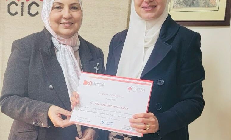 إعلام CIC يكرم المدير التنفيذي لمجلة نهر الأمل