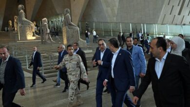 رئيس الوزراء يتفقدُ المتحف المصري الكبير لمتابعة تطورات الأعمال