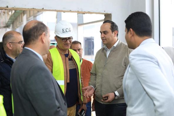 رئيس هيئة الرعاية الصحية يتفقد أعمال الإنشاءات الجارية بمستشفى دهب التخصصي الجديدة