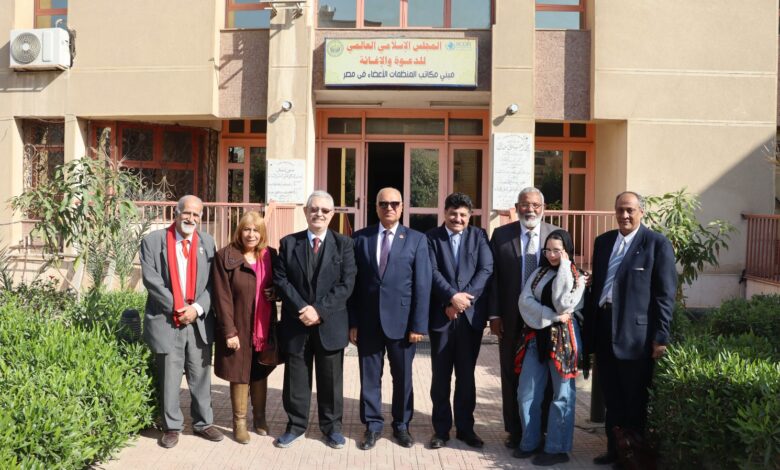 بالصور ... الجبوري في زيارة لمقر الإتحاد العربي للتنمية خلال ندوة الأراضي الرطبة