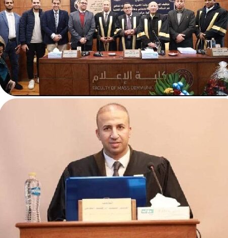 الطوخي يحصل على الماجستير بامتياز من إعلام الأزهر الشريف