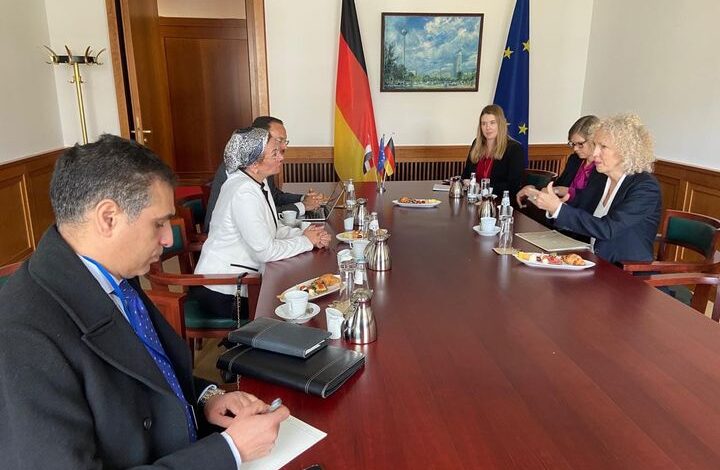 تعاون مصري ألماني استعدادا لمؤتمر المناخ القادم COP29