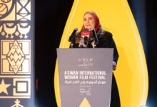 القباج تشهد افتتاح فعاليات الدورة الثامنة لمهرجان أسوان الدولي لأفلام المرأة
