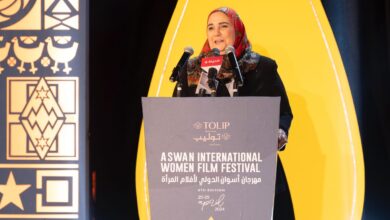 القباج تشهد افتتاح فعاليات الدورة الثامنة لمهرجان أسوان الدولي لأفلام المرأة