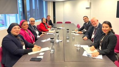 حجازى يلتقى بممثلي هيئة كامبريدج الدولية لتعزيز سبل التعاون لتطوير التعليم