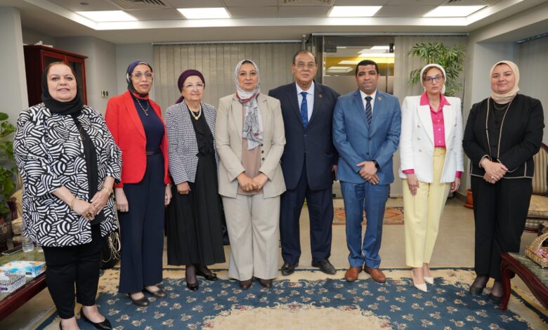 رئيس الاتحاد العام للمؤسسات والجمعيات الاهلية في زيارة لجامعة عين شمس