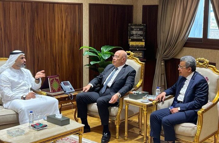 رئيس الجهاز المركزي للمحاسبات يستقبل نظيره الإماراتي لتعزيز تبادل الخبرات