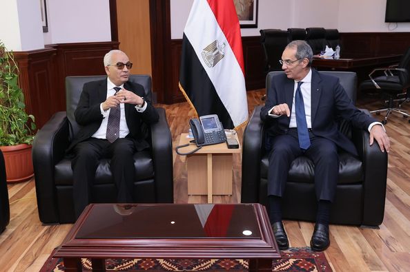 طلعت وحجازى يبحثان تطوير المنظومة التعليمية باستخدام أدوات تكنولوجيا المعلومات